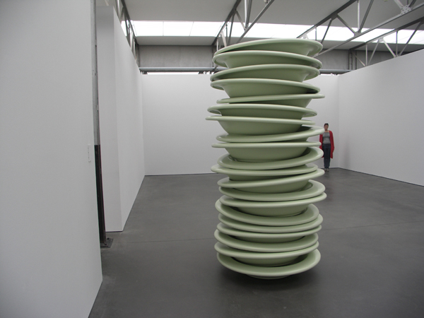 No title (stacked plates, mint green) - Plastic No title (stacked plates, mint green) - Plastic