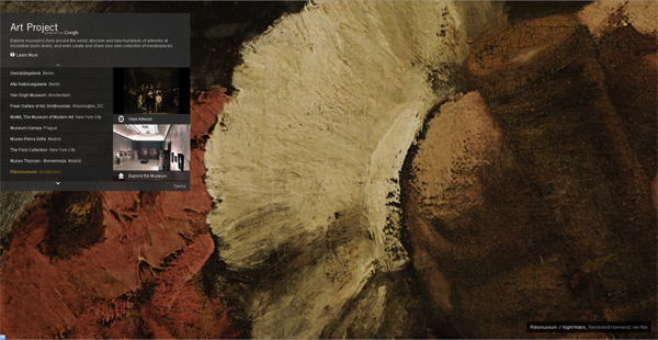 1De openingspagina, hier kom je als eerste terecht, hier selecteer je vervolgens een museum of direct een kunstwerk. De openingspagina, hier kom je als eerste terecht, hier selecteer je vervolgens een museum of direct een kunstwerk.