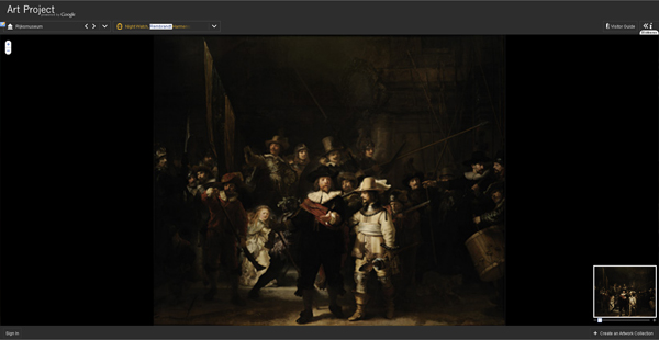 Vervolgens klikte ik op de Nachtwacht in het museum en kreeg dan dit beeld, niets bijzonders tot zo ver. Vervolgens klikte ik op de Nachtwacht in het museum en kreeg dan dit beeld, niets bijzonders tot zo ver.