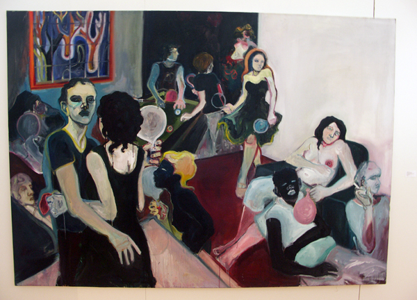 Inge Aanstoot - Apres Nous - 150x210cm Gemengde technieken op doek Inge Aanstoot - Apres Nous - 150x210cm Gemengde technieken op doek