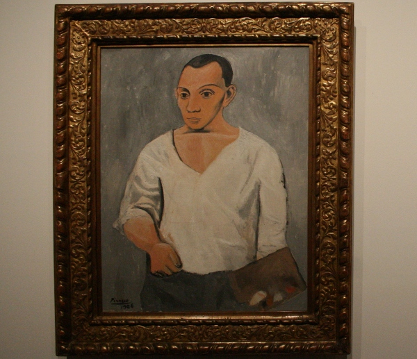 Zelfportret met palet Zelfportret met palet