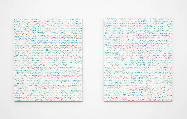 Cheney Thompson - Chromachrome 8 (5BG 5R) - 61x51cm Olieverf op canvas Cheney Thompson - Chromachrome 8 (5BG 5R) - 61x51cm Olieverf op canvas