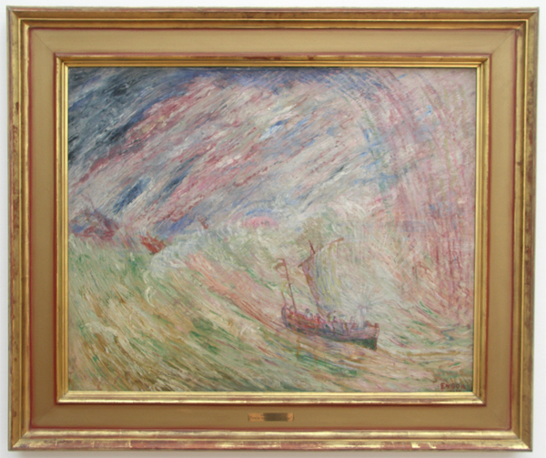 Christus bedaart de storm Christus bedaart de storm