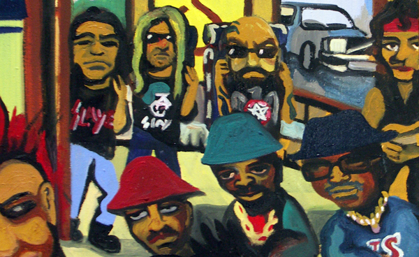 Frank Peeters - Born to Run - Olieverf op doek (detail) (The Ramons - Blitzkrieg Bop) Frank Peeters - Born to Run - Olieverf op doek (detail) (The Ramones - Blitzkrieg Bop)