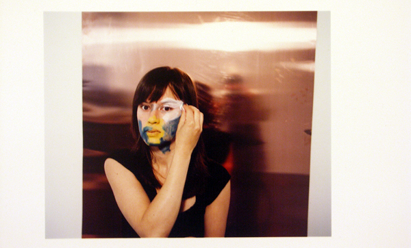 Peggy Franck - Painting in front of the Camera - C-print (David Bowie - Changes) Peggy Franck - Painting in front of the Camera - C-print (David Bowie - Changes)