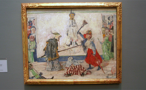 Skeletten twisten om een gehangene Skeletten twisten om een gehangene