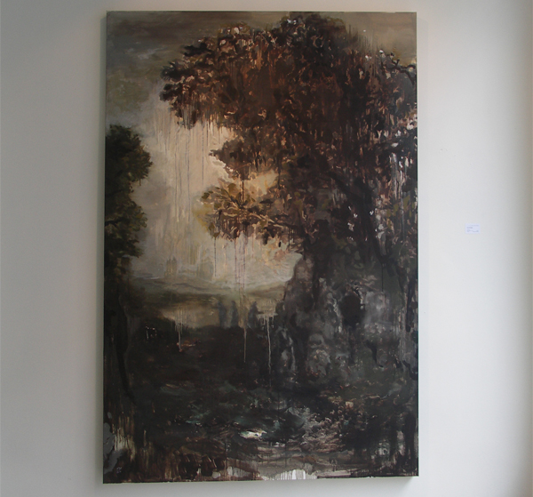 Sven Verhaeghe - Land of Sheep I - 150x200cm Olieverf op doek Sven Verhaeghe - Land of Sheep I - 150x200cm Olieverf op doek