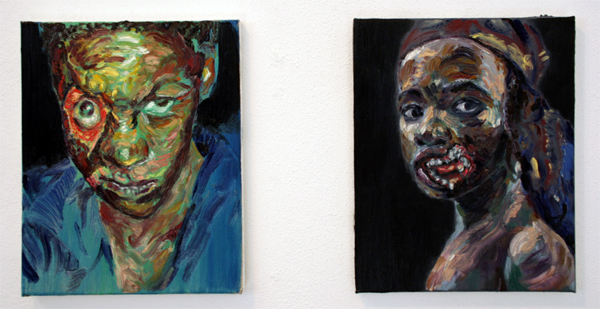 Ron Amir - Untitled - 24x30cm Olieverf op linnen Ron Amir - Untitled - 24x30cm Olieverf op linnen