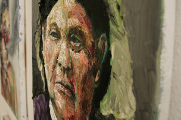 Ron Amir - Untitled - 30x40cm Olieverf op linnen (detail) Ron Amir - Untitled - 30x40cm Olieverf op linnen (detail)