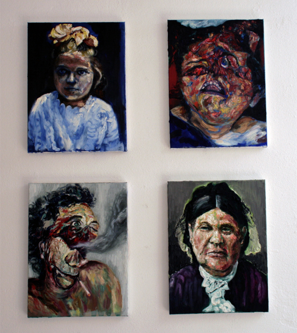 Ron Amir - Untitled - 30x40cm Olieverf op linnen Ron Amir - Untitled - 30x40cm Olieverf op linnen