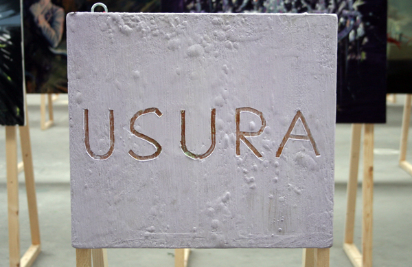 Piet Dirkx - Usura - paneel Piet Dirkx - Usura - paneel