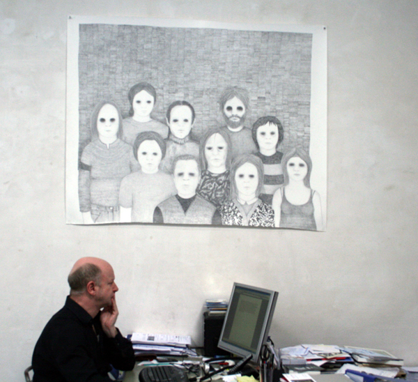 Sebastiaan Schlicher - Ecstacy of Thruth - 150x244cm Potlood op papier Sebastiaan Schlicher - Ecstacy of Thruth - 150x244cm Potlood op papier