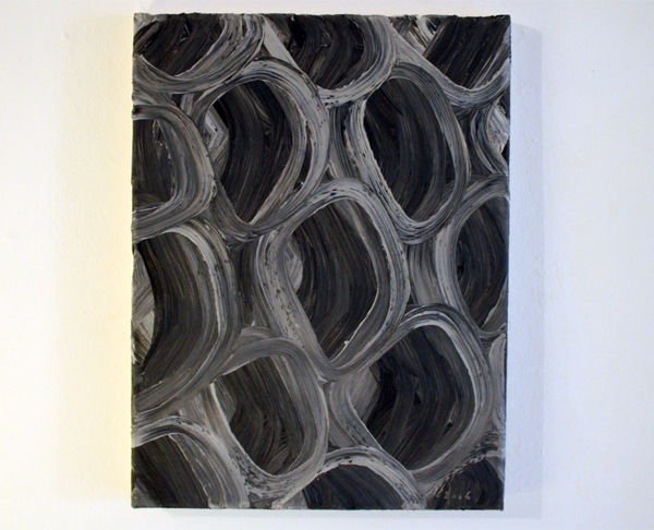 Lon Godin - Zonder Titel - 40x30cm Olieverf op linnen Lon Godin - Zonder Titel - 40x30cm Olieverf op linnen