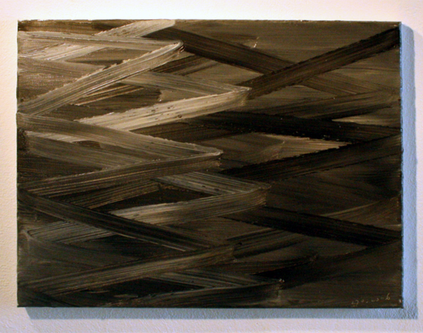 Lon Godin - Zonder Titel - 40x30cm Olieverf op linnen Lon Godin - Zonder Titel - 40x30cm Olieverf op linnen