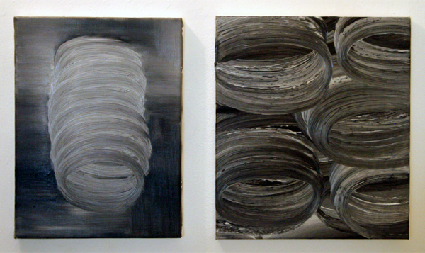 Lon Godin - Zonder titel - 40x30cm Olieverf op linnen Lon Godin - Zonder titel - 40x30cm Olieverf op linnen