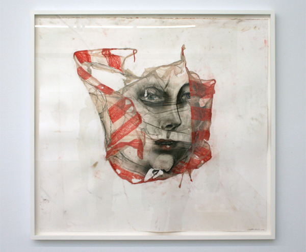 Matthew Monahan - July 4th (after Holbein) - 102x109cm Houtskool en pastel op rijstpapier op ander papier Matthew Monahan - July 4th (after Holbein) - 102x109cm Houtskool en pastel op rijstpapier op ander papier