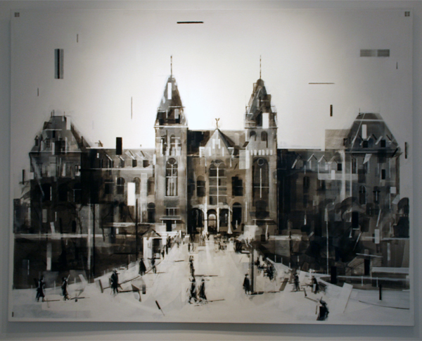 Wessel Huisman - Pavanne Beginning of May 1972 - 140x180cm Acrylverf op linnen Wessel Huisman - Pavanne Beginning of May 1972 - 140x180cm Acrylverf op linnen