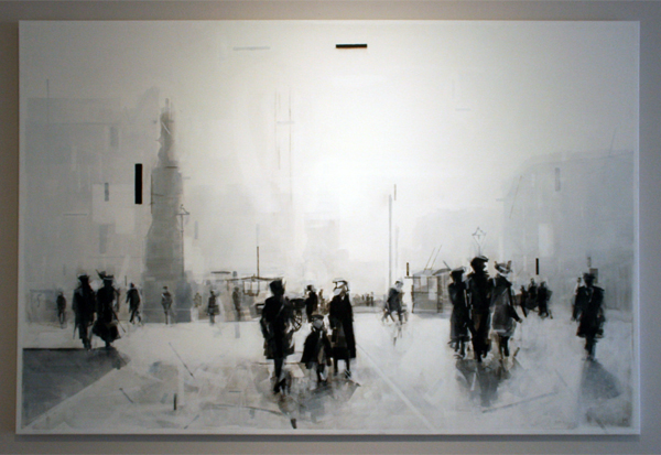 Wessel Huisman - Winter 1963 - 120x180cm Acrylverf op linnen Wessel Huisman - Winter 1963 - 120x180cm Acrylverf op linnen