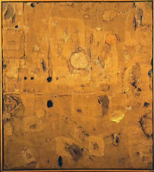 Alberto Burri - Sacco e Oro - 1953 Alberto Burri - Sacco e Oro - 1953