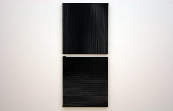 Marthe Wéry - Dyptique girs et noir - Acrylverf op doek Marthe Wéry - Dyptique girs et noir - Acrylverf op doek