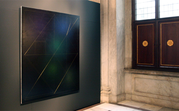 Frank Ammerlaan - Titel Onbekend - 200x170cm Olieverf en draad op doek Frank Ammerlaan - Titel Onbekend - 200x170cm Olieverf en draad op doek