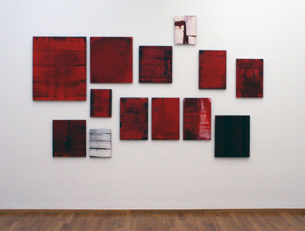 Marthe Wéry - Monochromen zonder titel - Acrylverf op aluminium Marthe Wéry - Monochromen zonder titel - Acrylverf op aluminium