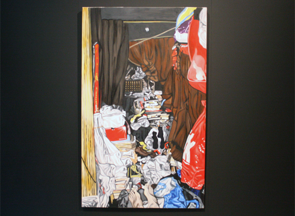 Nadine Spronk - Plastic - 180x110cm Olieverf op doek Nadine Spronk - Plastic - 180x110cm Olieverf op doek