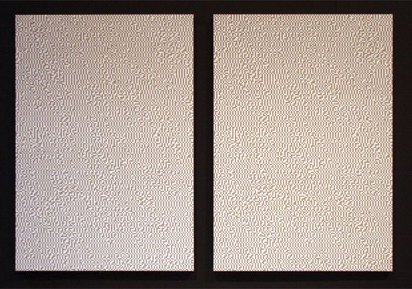 Navid Nuur - The Study 516 (The Eye Codex Of The Monochrome) - 115x80cm Gesso op linnen Navid Nuur - The Study 516 (The Eye Codex Of The Monochrome) - 115x80cm Gesso op linnen