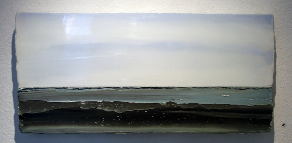 Anke Roder - Zeewind 2011 - 25x57cm Encaustiek en olieverf op hout Anke Roder - Zeewind 2011 - 25x57cm Encaustiek en olieverf op hout