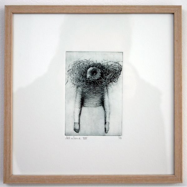 Hillegon Brunt - All Alone - 20x20cm Toyoboprint (2) Hillegon Brunt - All Alone - 20x20cm Toyoboprint