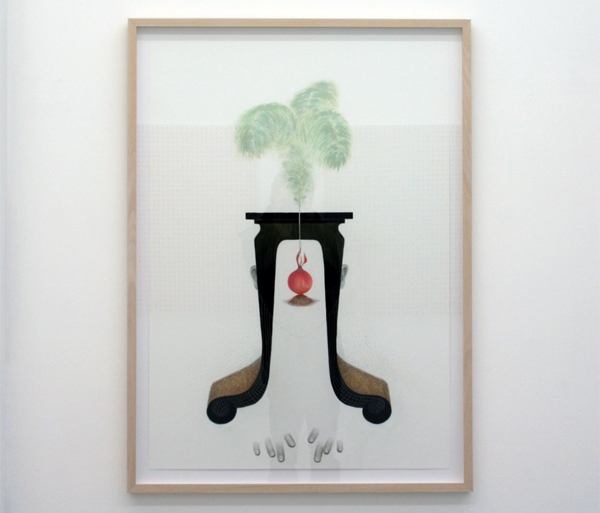 Hillegon Brunt - Personage 17 - 80x110cm Potlood, gauche en aquarel op papier Hillegon Brunt - Personage 17 - 80x110cm Potlood, gauche en aquarel op papier