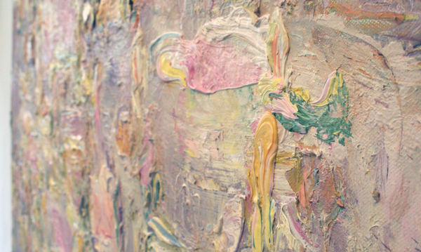 Marc Mulders - Bloemenweide - 140x140cm Olieverf op doek (detail) Marc Mulders - Bloemenweide - 140x140cm Olieverf op doek (detail)