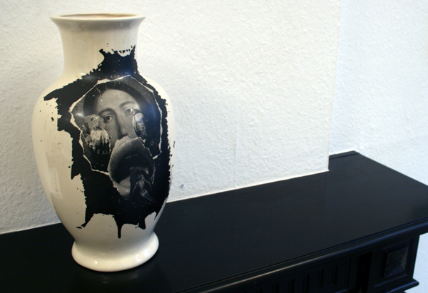 Marc Mulders - Vaas met doornen - 60x23cm Vaas Marc Mulders - Vaas met doornen - 60x23cm Vaas