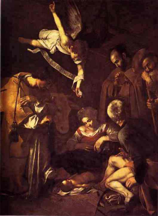 Michelangelo Caravaggio - De Ontvangenis Michelangelo Caravaggio - De Ontvangenis