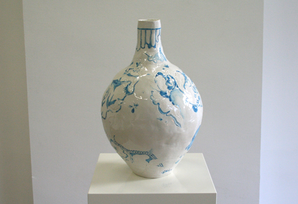 Niels Broszat - Durch Elise - 40x26cm Porselein Niels Broszat - Durch Elise - 40x26cm Porselein