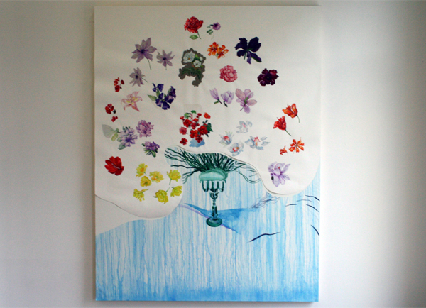 Niels Broszat - Gegen Omchem - 180x137cm Aquarel en Olieverf op papier Niels Broszat - Gegen Omchem - 180x137cm Aquarel en Olieverf op papier