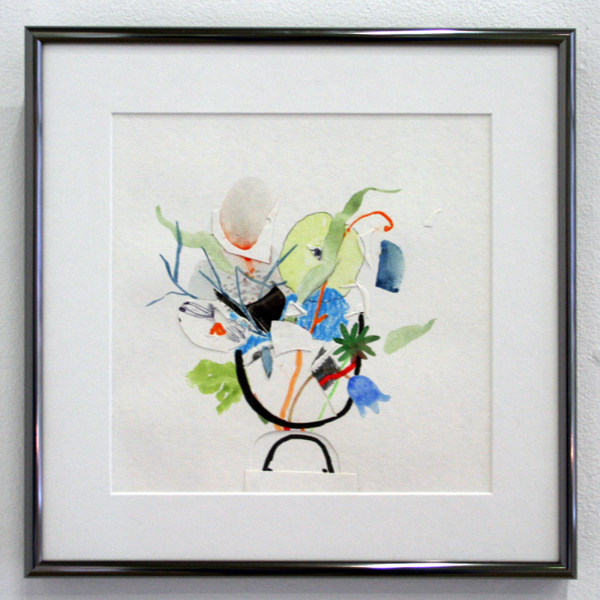 Niels Broszat - Zonder Titel - 29x29cm Mixed Media op papier Niels Broszat - Zonder Titel - 29x29cm Mixed Media op papier