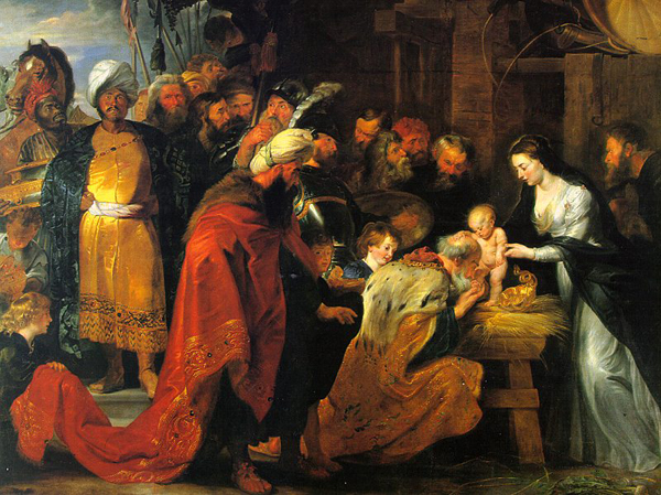 Peter Paul Rubens - De aanbidding der wijzen Peter Paul Rubens - De aanbidding der wijzen