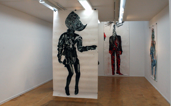 Charlotte Schleiffert - Black Dutch - 288x150 Mixed media op papier Charlotte Schleiffert - Black Dutch - 288x150 Mixed media op papier