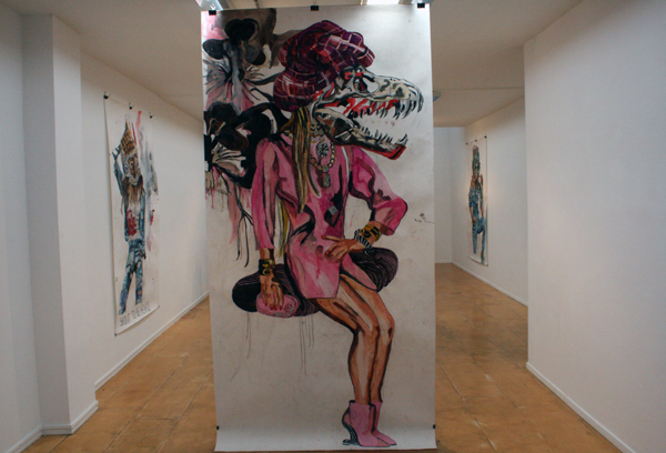 Charlotte Schleiffert - Paris - 300x151 Mixed media op papier Charlotte Schleiffert - Paris - 300x151 Mixed media op papier