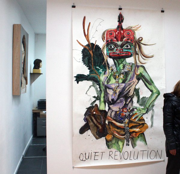 Charlotte Schleiffert - Quiet Revolution - 346x151 Mixed media op papier Charlotte Schleiffert - Quiet Revolution - 346x151 Mixed media op papier