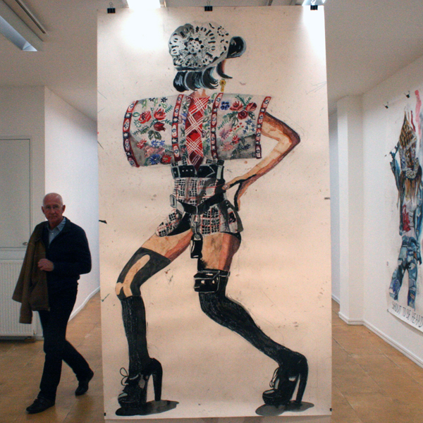 Charlotte Schleiffert - White Dutch - 273x151 Mixed media op papier Charlotte Schleiffert - White Dutch - 273x151 Mixed media op papier