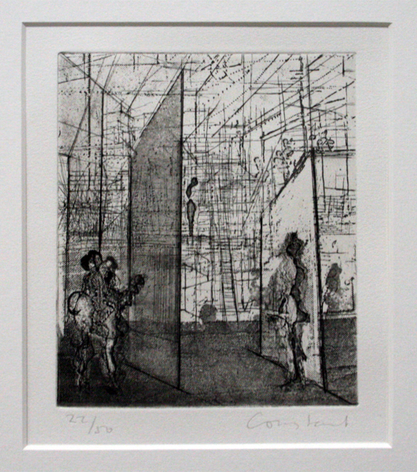 Constant - Sade in het Labyrint - 18x15cm Ets en drogenaald Constant - Sade in het Labyrint - 18x15cm Ets en drogenaald