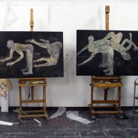 Ik was gisteren in Utrecht en was te gast bij Roland Sohier (die we kennen van tekenwerk en recentelijk zijn schilderwerk). &nbsp;