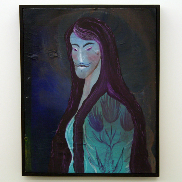 Marie Aly - La Bleu - 50x40cm Olieverf op canvas Marie Aly - La Bleu - 50x40cm Olieverf op canvas