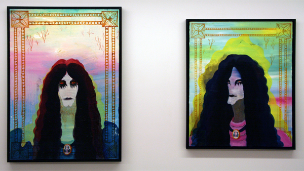 Marie Aly - Metaller I & II - 65x90cm & 62x76cm Olieverf op canvas Marie Aly - Metaller I & II - 65x90cm & 62x76cm Olieverf op canvas