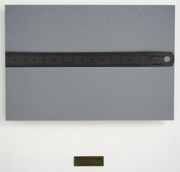 Rumiko Hagiwara - 50 cm of 15 cm ruler - 50x34cm Inkjet foto Rumiko Hagiwara - 50 cm of 15 cm ruler - 50x34cm Inkjet foto