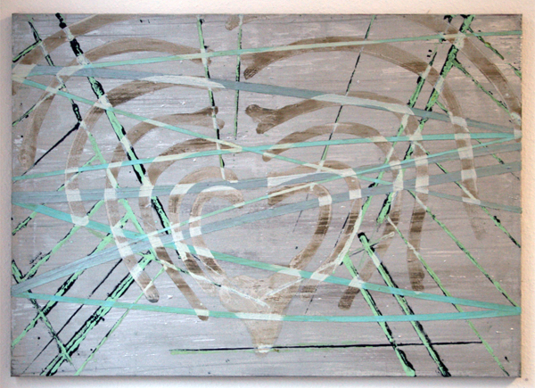 Huub van der Loo - Zonder Titel - 100x140cm Olieverf en encaustiek op linnen Huub van der Loo - Zonder Titel - 100x140cm Olieverf en encaustiek op linnen