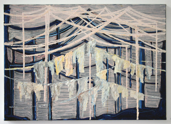 Huub van der Loo - Zonder Titel - 50x70cm Olieverf op linnen Huub van der Loo - Zonder Titel - 50x70cm Olieverf op linnen