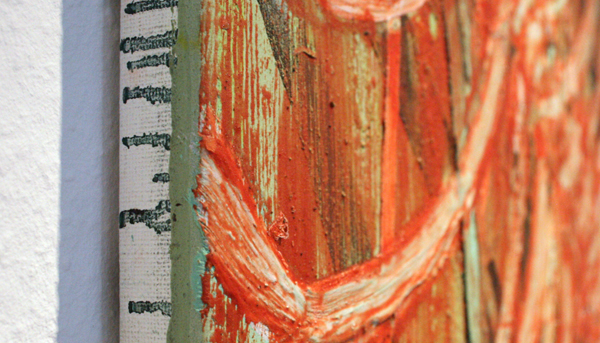 Huub van der Loo - Zonder Titel - 70x50cm Olieverf op linnen (detail) Huub van der Loo - Zonder Titel - 70x50cm Olieverf op linnen (detail)